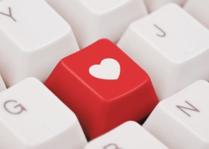 Online Love Heart on Keypad