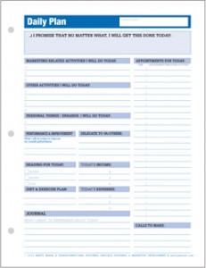 Image of Daily Planner Page for Soul Proprietors