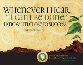 Can't Be Done Mini-Poster Image