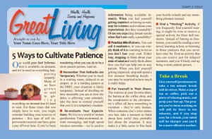 Image of Great Living Postcard Newsletter