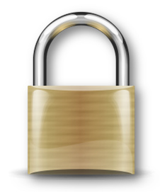 Lock to illustrate privacy concept