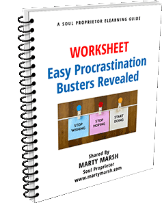 procrastination buster worksheet